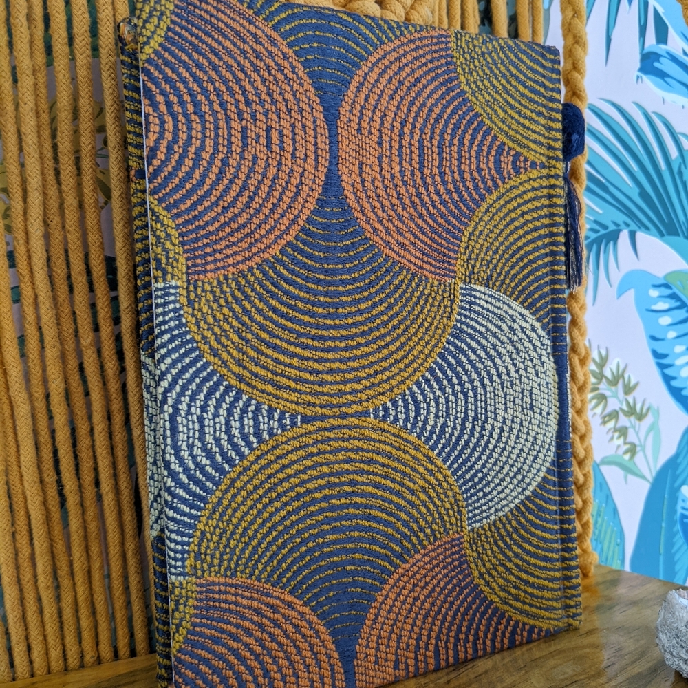 Journal embroidered design